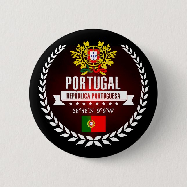 Portugal Pinback Button (Front)