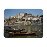 Portugal, Porto, Boat With Wine Barrels Magnet at Zazzle