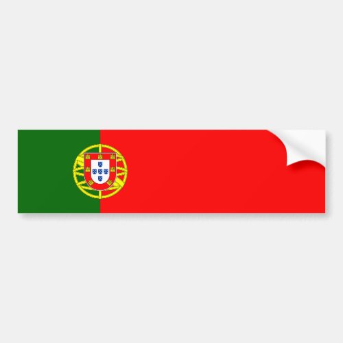 Portugal _ Portuguese Flag Bumper Sticker