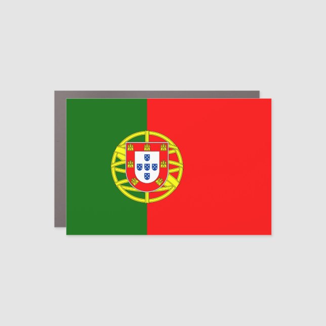 Portugal (Portuguese) Flag Car Magnet (Front)