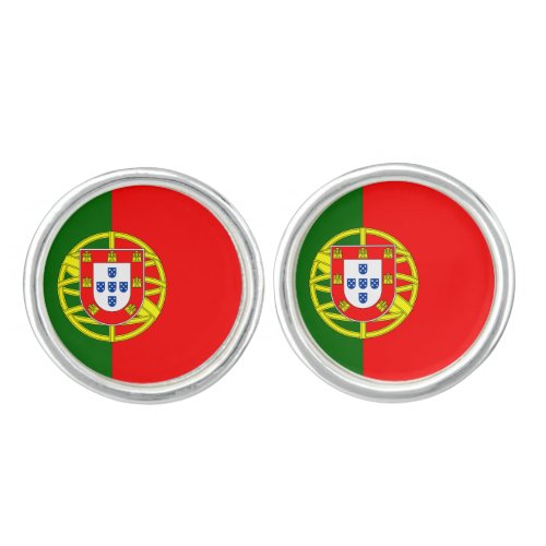 Portugal Portuguese Flag Cufflinks