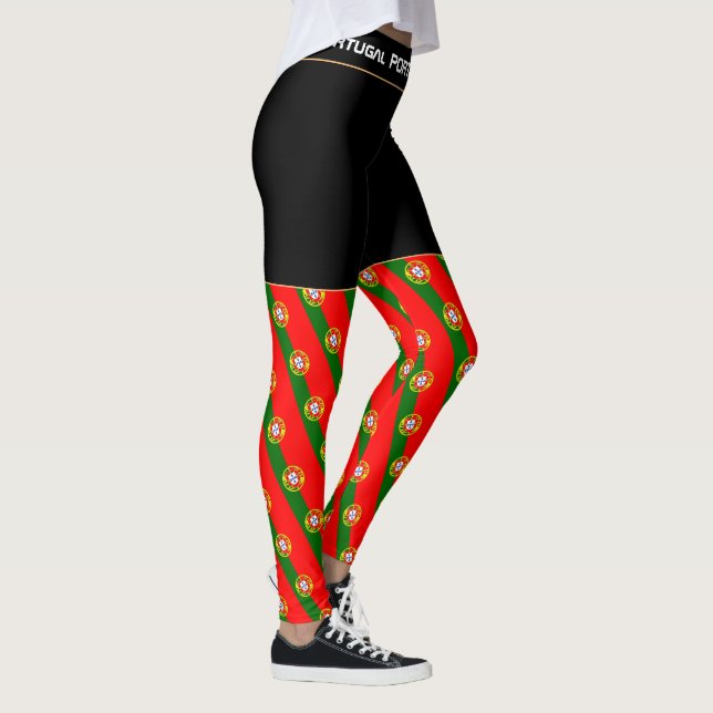 Portugal, Portuguese Flag fashion travel/sport fan Leggings (Right)