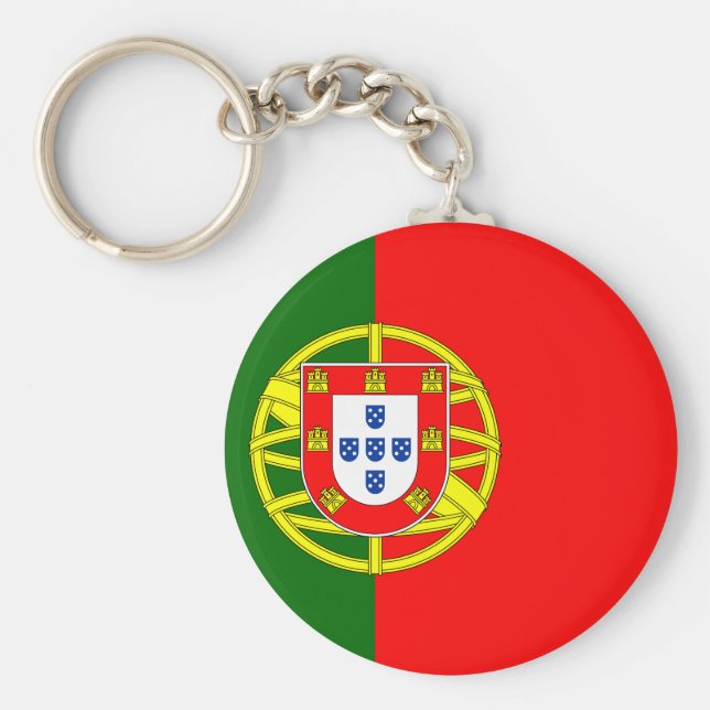 Portugal (Portuguese) Flag Keychain (Front)