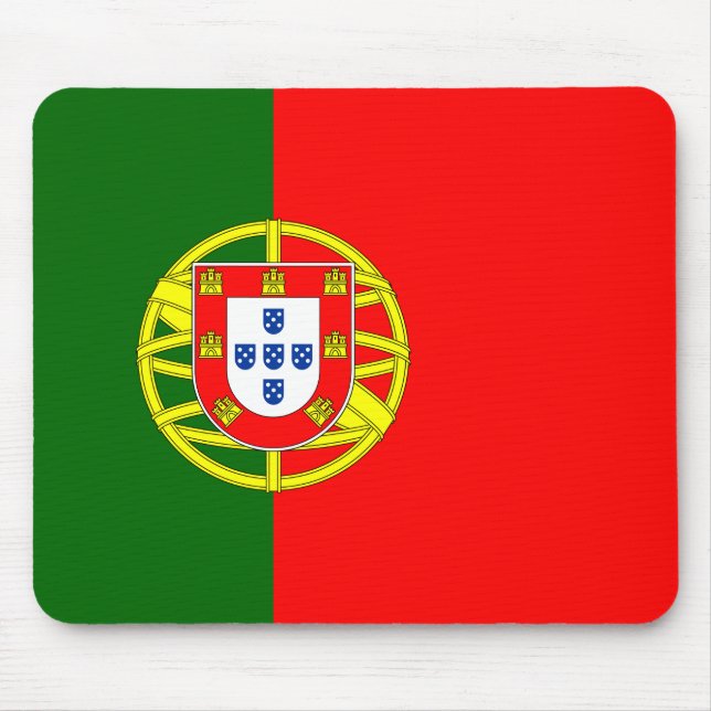 Portugal (Portuguese) Flag Mouse Pad (Front)