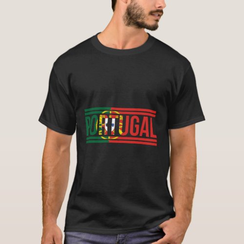Portugal _ Portuguese Flag Sports Soccer Football T_Shirt