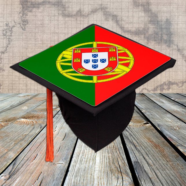 Portugal & Portuguese Flag - Students /University Graduation Cap Topper (Creator Uploaded)