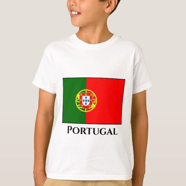 Portugal (Portuguese) Flag T-Shirt (Front)