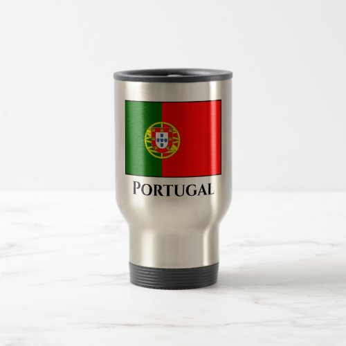 Portugal Portuguese Flag Travel Mug