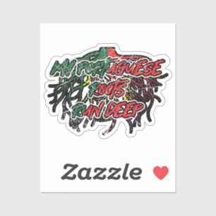 Portugal Portuguese Roots Heritage Pride Sticker