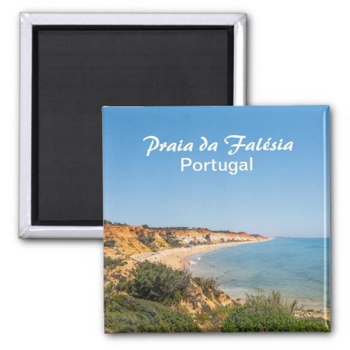 Portugal Praia da Falesia in the Algarve Souvenir Magnet