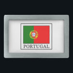 Portugal Rectangular Belt Buckle<br><div class="desc">Portugal</div>