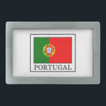 Portugal Rectangular Belt Buckle<br><div class="desc">Portugal</div>