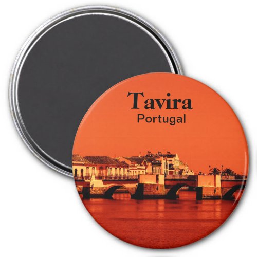 Portugal Roman Bridge in Tavira Souvenir Magnet