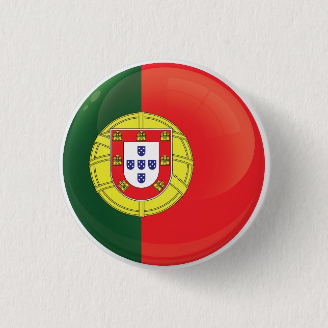 Portugal  Round Icon Flag Button (Front)