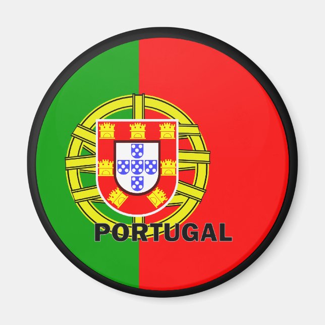 Portugal Roundel quality Flag Magnet (Front)