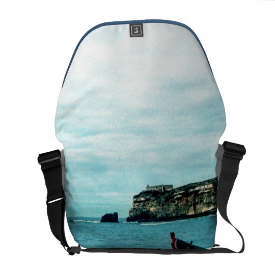 Portugal Seaside IV - Colorful Boats on the Beach Messenger Bag