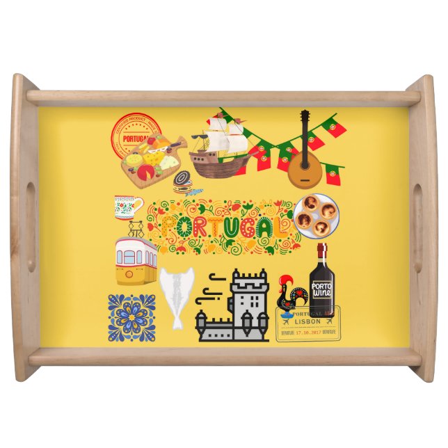 Portugal  serving tray (Front)