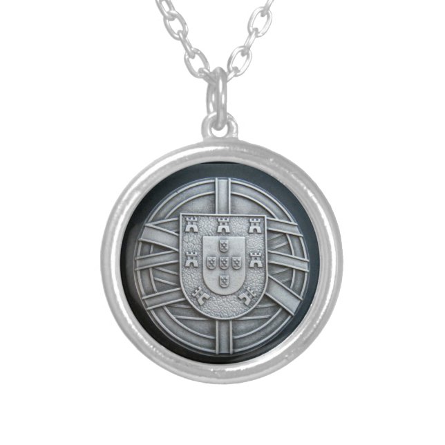 Portugal  silver plated necklace (Front)