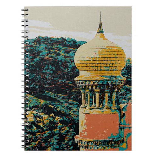 Portugal Sintra Moorish Architecture Notebook