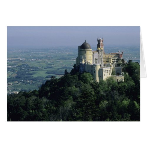 Portugal Sintra Pena Palace atop Serra da