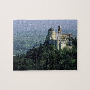 Portugal, Sintra, Pena Palace, atop Serra da Jigsaw Puzzle