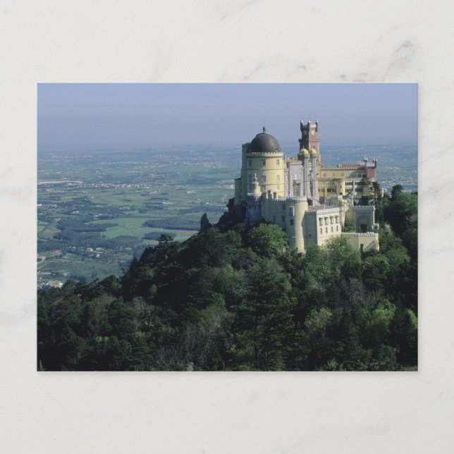Portugal, Sintra, Pena Palace, atop Serra da Postcard (Front)