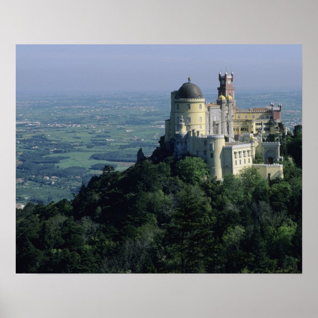 Portugal, Sintra, Pena Palace, atop Serra da Poster (Front)