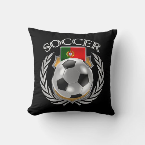 Portugal Soccer 2016 Fan Gear Throw Pillow