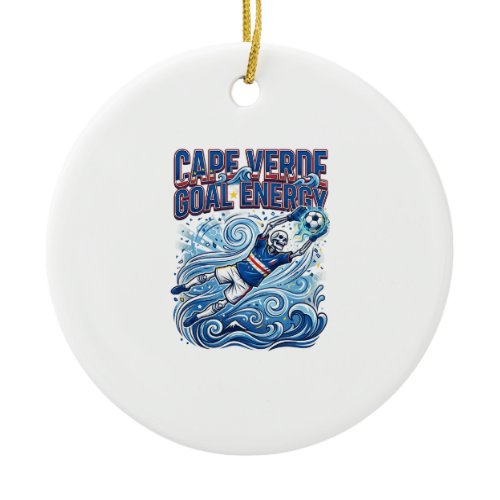 Portugal Soccer 2026 Soccer Bold Country Typograph Ceramic Ornament