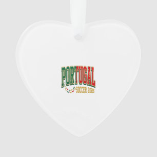 Portugal Soccer 2026 Soccer Bold Country Typograph Ornament