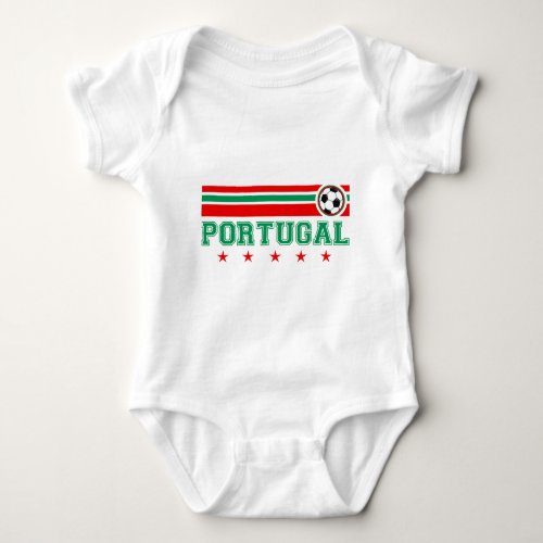 Portugal Soccer Baby Bodysuit