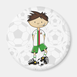 Portugal Soccer Boy Magnet