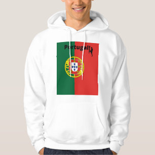 Portugal Soccer, customizable Hoodie