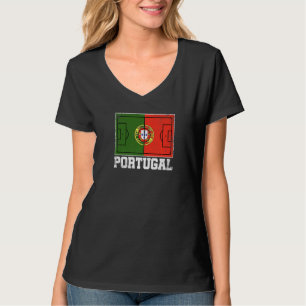Portugal Soccer Field Country Flag Portuguese Prid T-Shirt