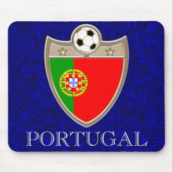 Portugal Soccer Mouse Pad by arklights at Zazzle