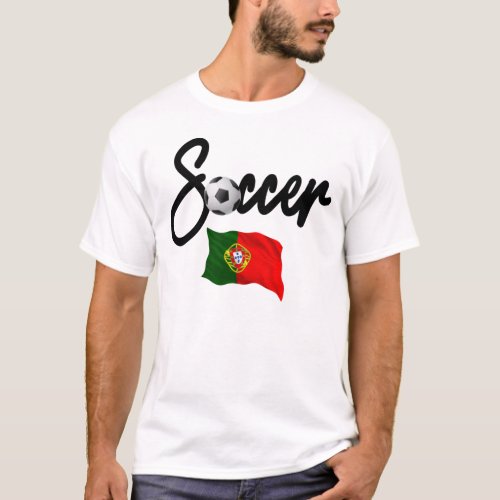 Portugal Soccer _ Portuguese Flag T_Shirt