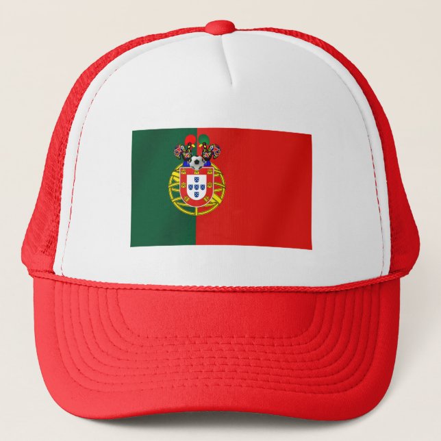Portugal Soccer Trucker Hat (Front)