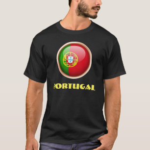 PORTUGAL Special Customizable Black T-Shirt