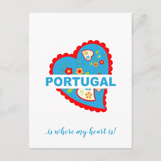 Portugal stole my heart postcard (Front)