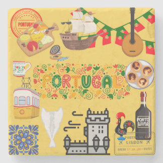 Portugal stone coaster