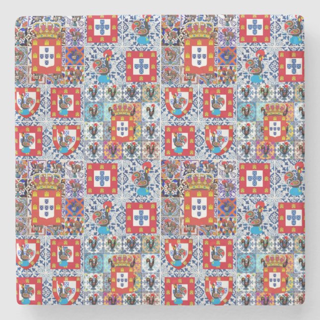  Portugal Stone Coaster (Front)