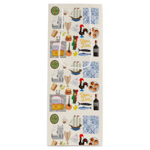Portugal Symbols Travel Lovers Wine Gift Bag