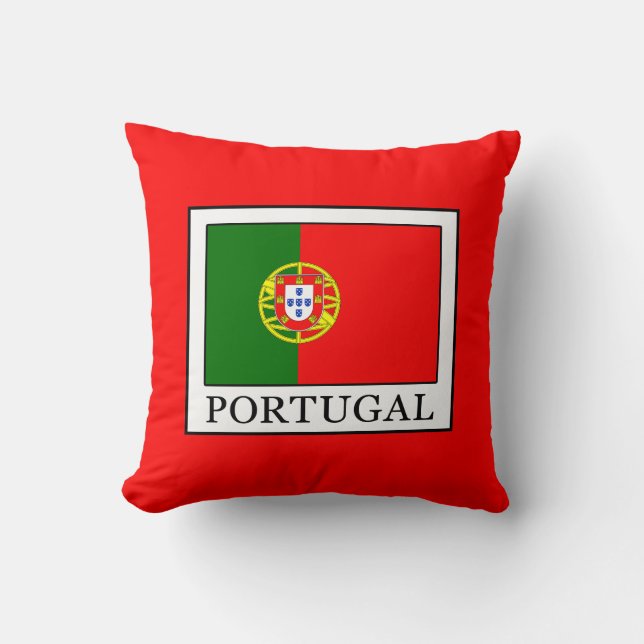 Portugal Throw Pillow (Front)