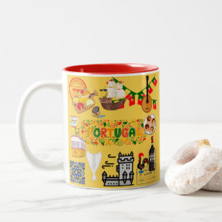 Portugal Two-Tone coffee mug