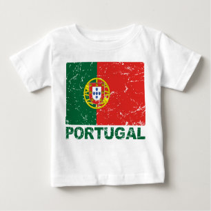 Portugal Vintage Flag Baby T-Shirt