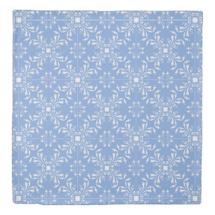 Portugal vintage pattern Mediterranean blue white Duvet Cover