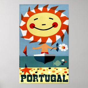 Vintage Portugal Travel Posters Prints Zazzle