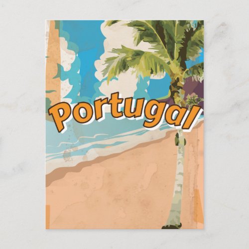 Portugal Vintage vacation Poster Postcard