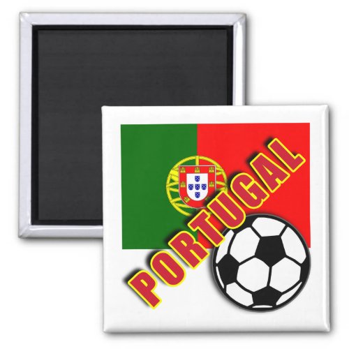PORTUGAL World Soccer Fan Tshirts Magnet