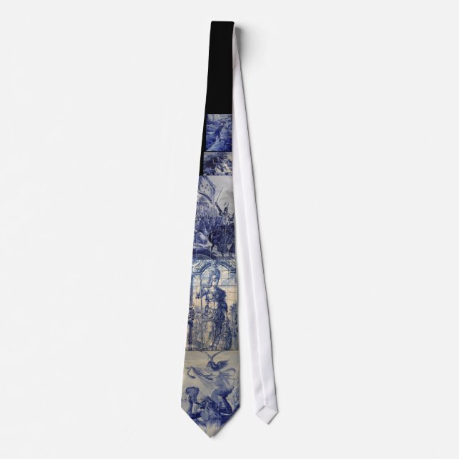 Portugese Azulejo Tiles Tie (Front)
